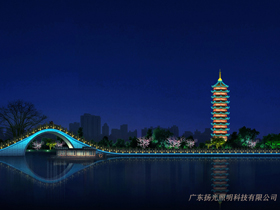 广西河岸桥梁照明工程
